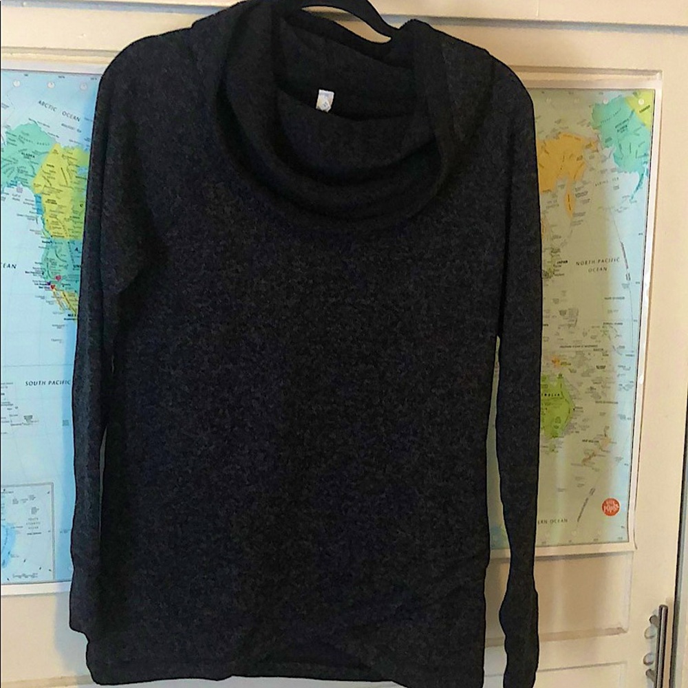 Grey Cowl neck Sweater